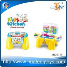 Симпатичные игрушки дизайн кухни, дешевые пластиковые дети кухня набор игрушка H129705
